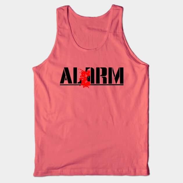 90s The Alarm Welsh Rock Band Tank Top by Black Wanted